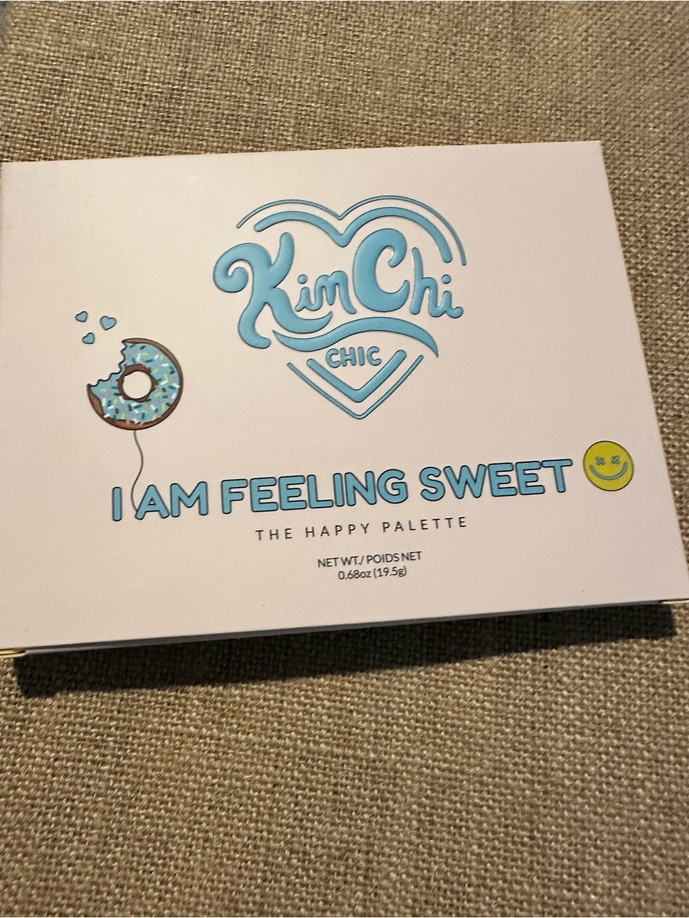 KimChi Chic "I Am Feeling Sweet" Eyeshadow Palette - Happy Palette 02💙 BNIB